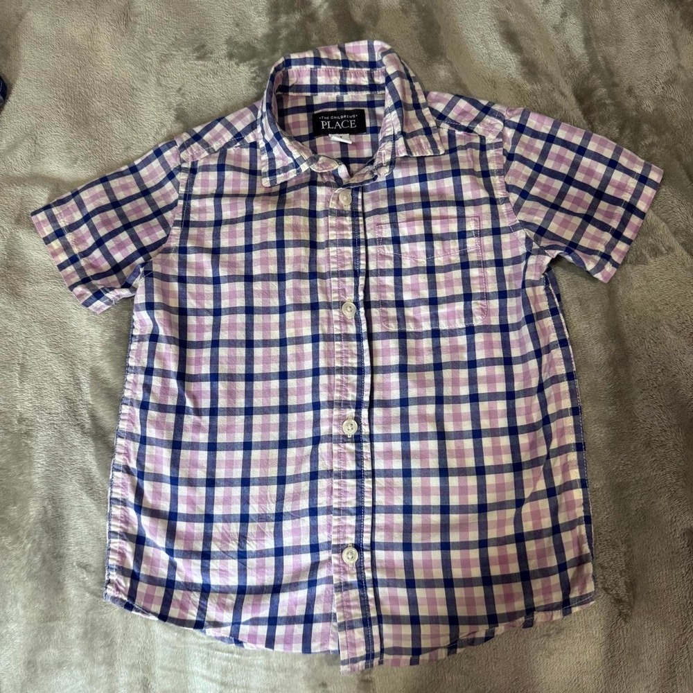 The Children's Place | Short Sleeve Plaid shirt